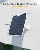 Reolink solcellepanel - 6W - USB-C - hvitt inkludert micro-USB-adapter (Reolink-Solar-Panel-6W)