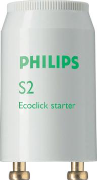 Philips Lysrørtenner singel 4-22W S2 Ecoclick Starter
