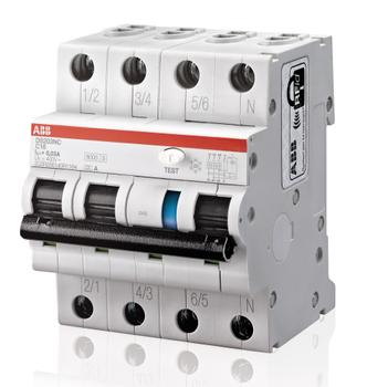ABB Jordfeilautomat 3P C 16A DS203NC C16/30mA 230V (1623959)