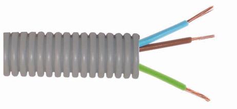 TECCON Coilfix Ferdigtrukket rør PN 16/ 3G1.5mm2 100m (1251611)