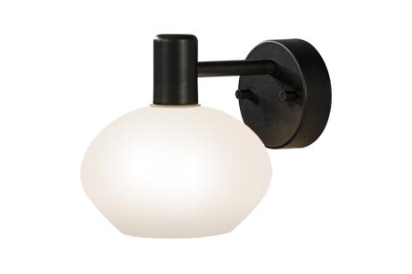 Aneta Lighting ELBA vegglampe bad 1-lys, svart, G9, IP44 (7041661277434)