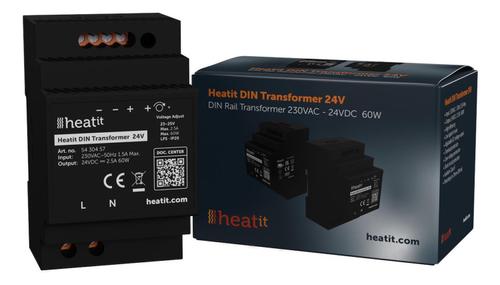 Heatit DIN Transformer 230VAC-til-24VDC (5430457)