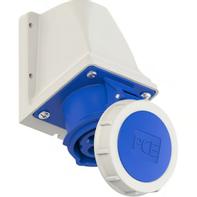 PC Electric Stikkontakt 16A 3P+J 230V 9H IP67 Blå for vegg 1142-9