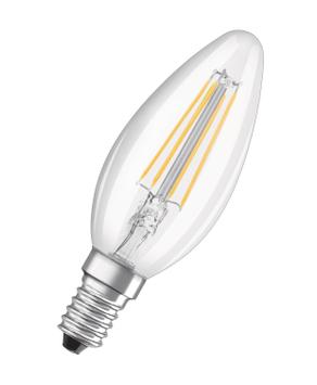 OSRAM LED-pære Superstar 4.8W 2700K 470lm E14 klar Dimbar