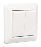 ELKO Bryter RS16/6-6 dobbel Innfelt vekselvender PH (1410229)