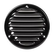 Europlast Ventilasjonsgitter i metall Ø160 med insektsnett Sort MR160M