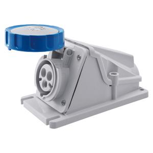 Gewiss Stikkontakt 32A 2P+J 230V H6 IP67 GW62511 for vegg