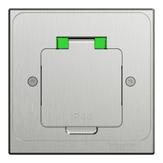 Schneider Gulvuttak XS 1-hulls stikkontakt firkantet metall IP44 (1289500)