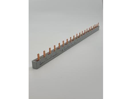 Elkutec Samleskinne stift S2/10 L1-L2 10mm2 20 Mod (1643266)