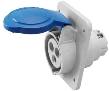 Gewiss Industrikontakt innfelt 16A 2Pol+J 230V 6H IP44 GW62205H