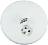 ELKO Tak lampeuttak 2-pol med jord 115mm IP20