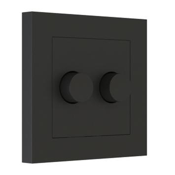 SG LEDDim 2x100 Frontdeksel i sort (1431109)