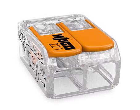 Wago Koblingsklemme 2x0,2-4mm2 32A 1stk.