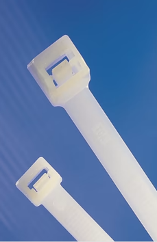 HellermannTyton Buntebånd/strips 300x4,6mm Naturell (100stk)