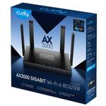 Cudy WR3000 Wi-Fi 6 Trådløs Router (AX3000) (WR3000)