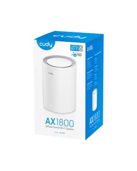 Cudy M1800 Wi-Fi Mesh Router/ nettverk - 3pk (M1800(3-Pack))