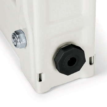 2 Emme Clima Veggkonsoll m/skinne og vater - 120kg/ premont. (4900477)