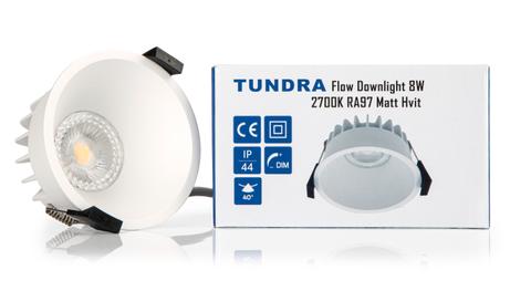Tundra Flow Downlight 8W 2700K Matt Hvit (TU1035-2700WH)