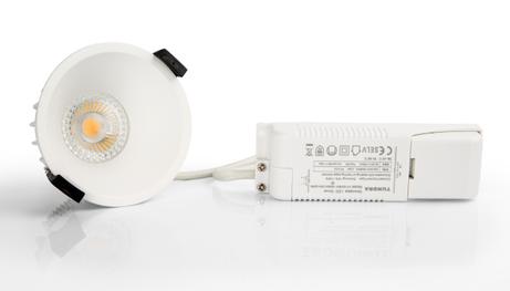 Tundra Flow Downlight 8W 2000-2800K Matt Hvit (TU1037-DTWWH)