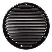 Europlast Ventilasjonsgitter i metall Ø200 med insektsnett Sort MR200M