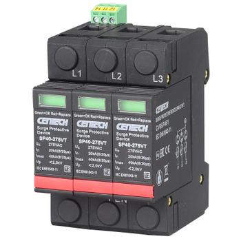 Cenika Overspenningsvern 3-pol Type 2 275V m/GDT m/ signalkontakt (1601197)