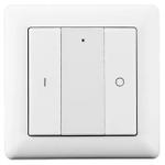Heatit Z-Push Button 2 Batteridrevet veggbryter Z-Wave+ (4512580)