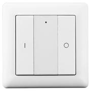 Heatit Z-Push Button 2 Batteridrevet veggbryter Z-Wave+