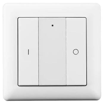 Heatit Z-Push Button 2 Batteridrevet veggbryter Z-Wave+ (4512580)