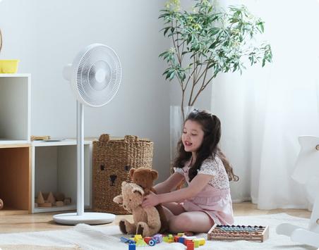 Xiaomi Smartmi SmartFan 2S Pro Oppladbar Gulvvifte Wi-Fi (SMARTFAN-2S)