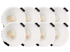 Tundra Flow Downlight 8W 2000-2800K Matt Hvit 8pk