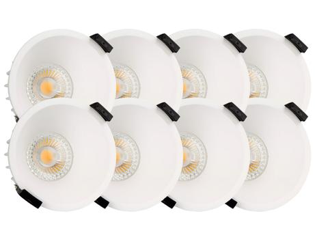Tundra Flow Downlight 8W 2000-2800K Matt Hvit 8pk