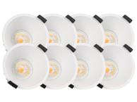 Tundra Flow Downlight 8W 2700K Matt Hvit 8pk (1500032346S9849)