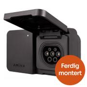 amina 1 Elbillader - ferdig montert!
