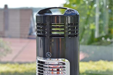 IMUS terrassevarmer med "Safe Touch"-teknologi kun 67cm høy - 550W (tilsvarer 1500W*) (526-1180)