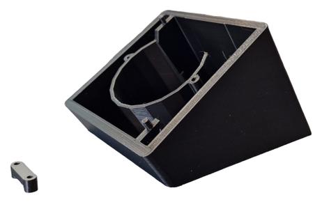 Shelly Wall Display 35° veggbrakett sort