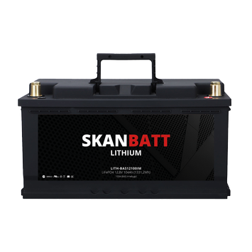 Skanbatt LiFePO4 Batteri 12V 104Ah