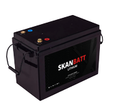 Skanbatt LiFePO4 Batteri 12V 200Ah m/Victron SmartShunt Bluetooth-modul (LITH-BAS12200IM-BT)