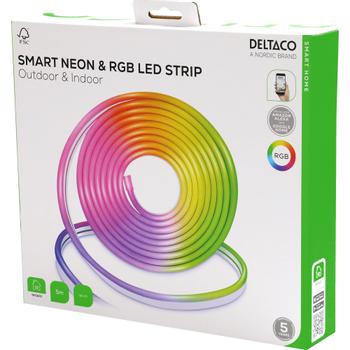 Deltaco Smart Home Neon RGB LED-strip 5m (SH-LSN5M)