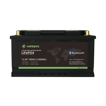 Improve LiFePO4 Batteri 12V 100Ah m/ Bluetooth (IMP-RV12V100AH-BLUE)