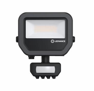 LEDVANCE Lyskaster m/sensor 8W/1200lm 840 IP65 Sort (4099854306808)