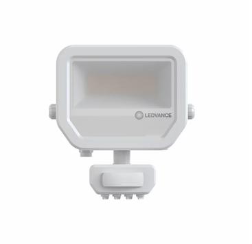 LEDVANCE Lyskaster m/sensor 17W/ 2200lm 830 IP65 Hvit (4099854309465)