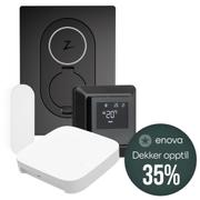Zaptec Enova pakke elbil og varmekabler sort