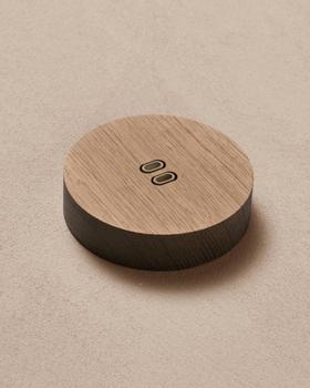 Kjaer + Loege KLOSS USB C+C Rund Natur Eik Wi-Fi/ Bluetooth (KL15-402)