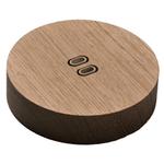 Kjaer + Loege KLOSS USB C+C Rund Natur Eik Wi-Fi/ Bluetooth (KL15-402)