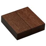 Kjaer + Loege KLOSS Lysbryter Dobbel Varm Eik (KL14-703)