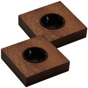 Kjaer + Loege KLOSS 2-pk Stikk Kvadrat Varm Eik