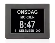 Ontario lettleselig kalenderklokke for eldre med Alzheimers,  demens -  (ONT-DC010-B)