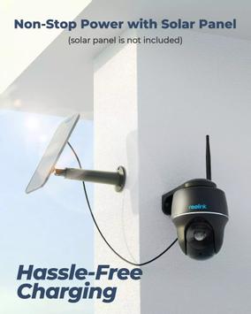 Reolink Argus PT 5MP – svart batteridrevet Wi-Fi Pan & Tilt-kamera (RLC-B430-BK)