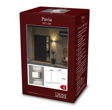 Konstsmide Pavia Vegglampe 4x3W Hvit (7877-250)