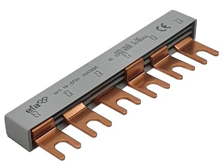 Elkutec Samleskinne OV-OS 3P-G 6 Mod 10mm2